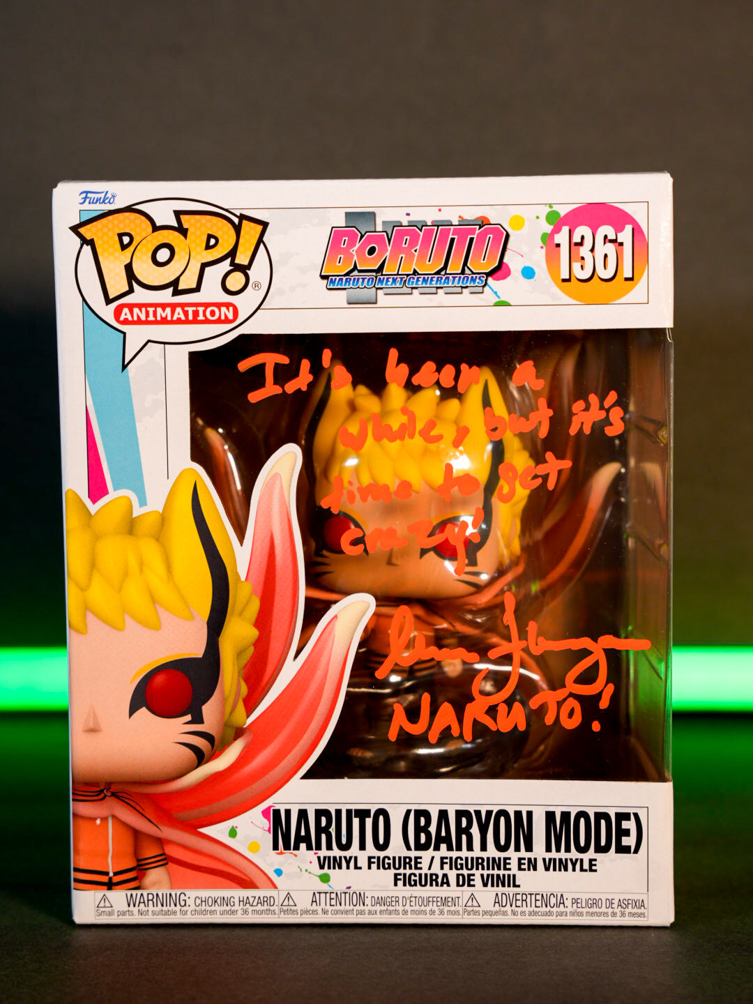 Funko Pop! Super Saiyan Gohan Galactic Toys Exclusive SIGNED STEPHANIE NADOLNY w/Signature Authentication