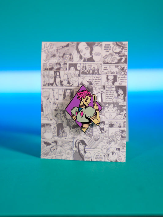 Hunter X Hunter HISOKA Joker Card Enamel Pin